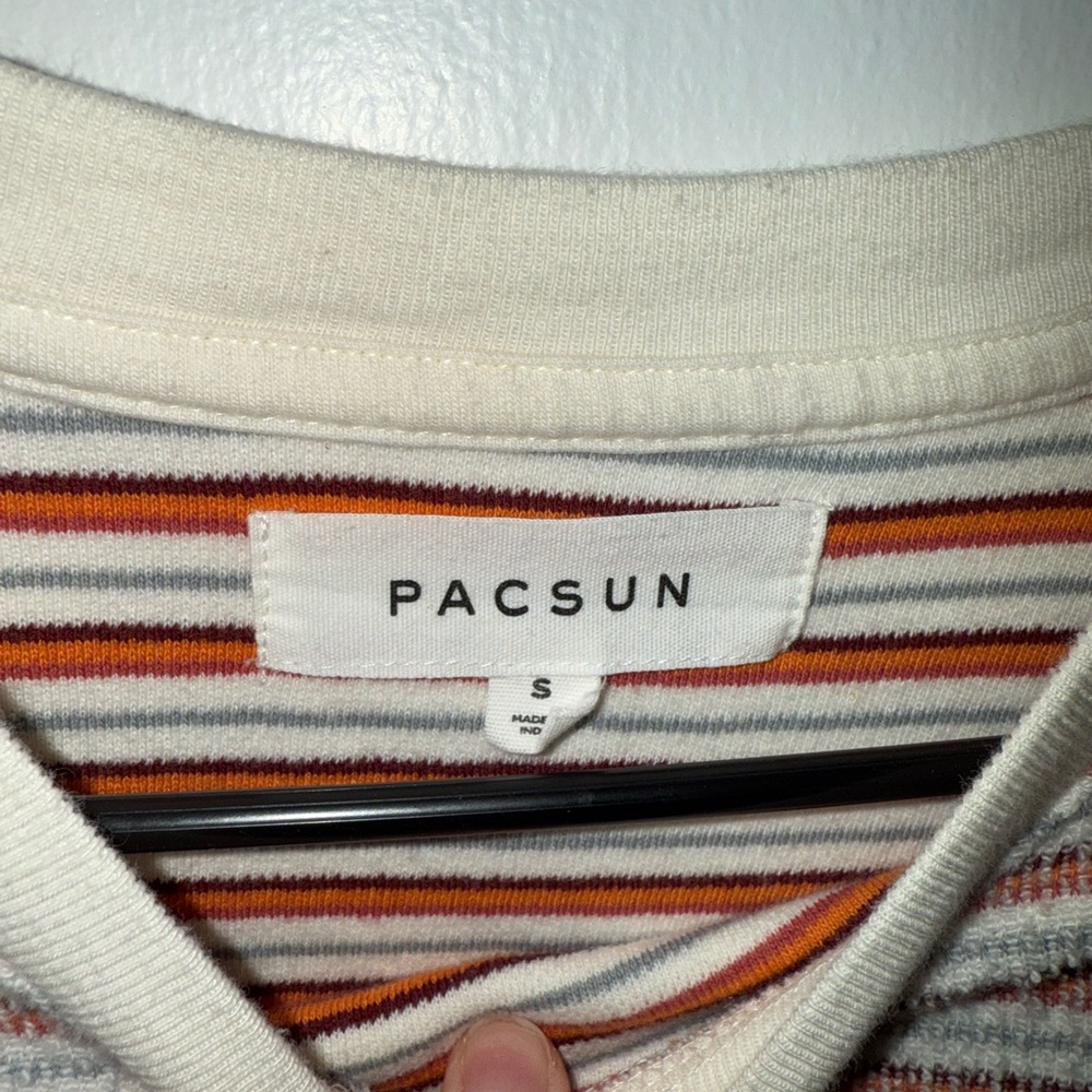 Small Pacsun Striped Short Sleeve - Picture 3 of 3